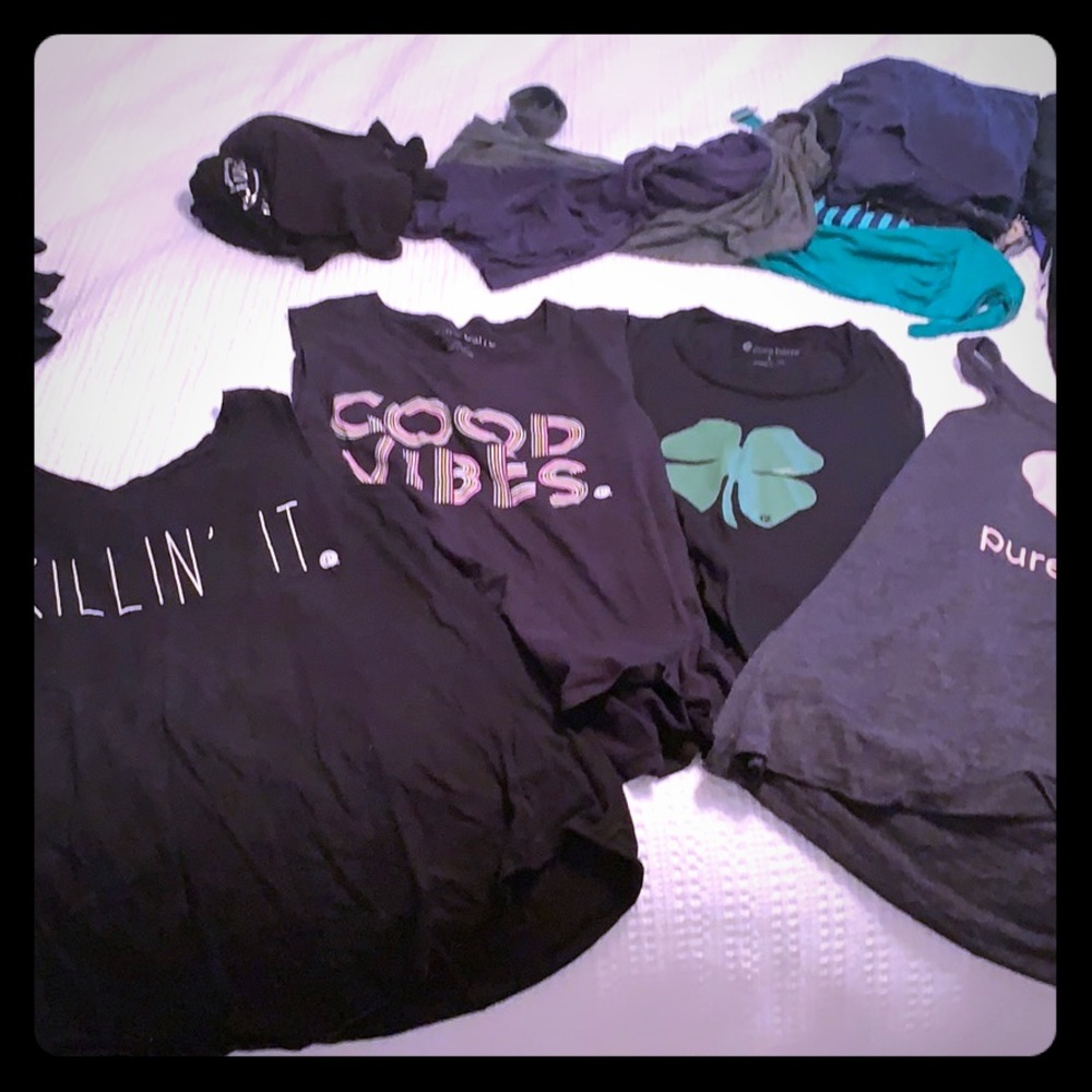 2 pure barre tanks. Size large.